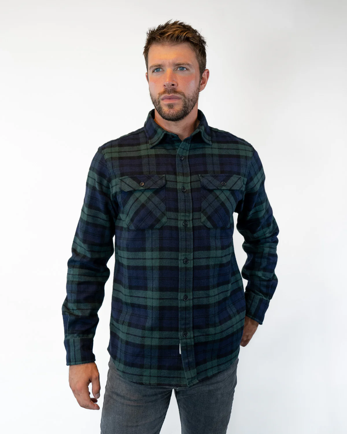 Field Grand Flannel, Blackwatch - Image 3
