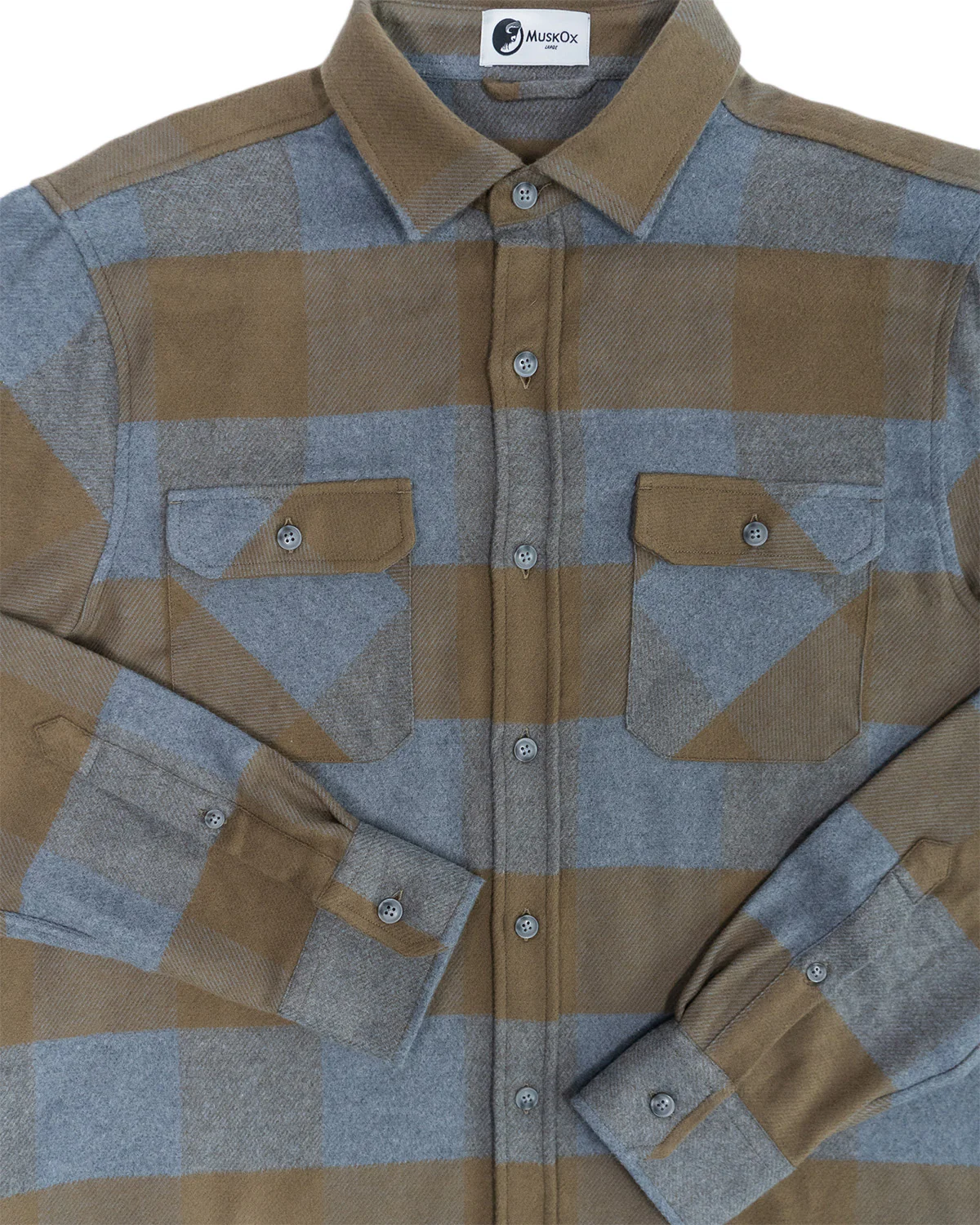 Field Grand Flannel, Caper Green - Image 7