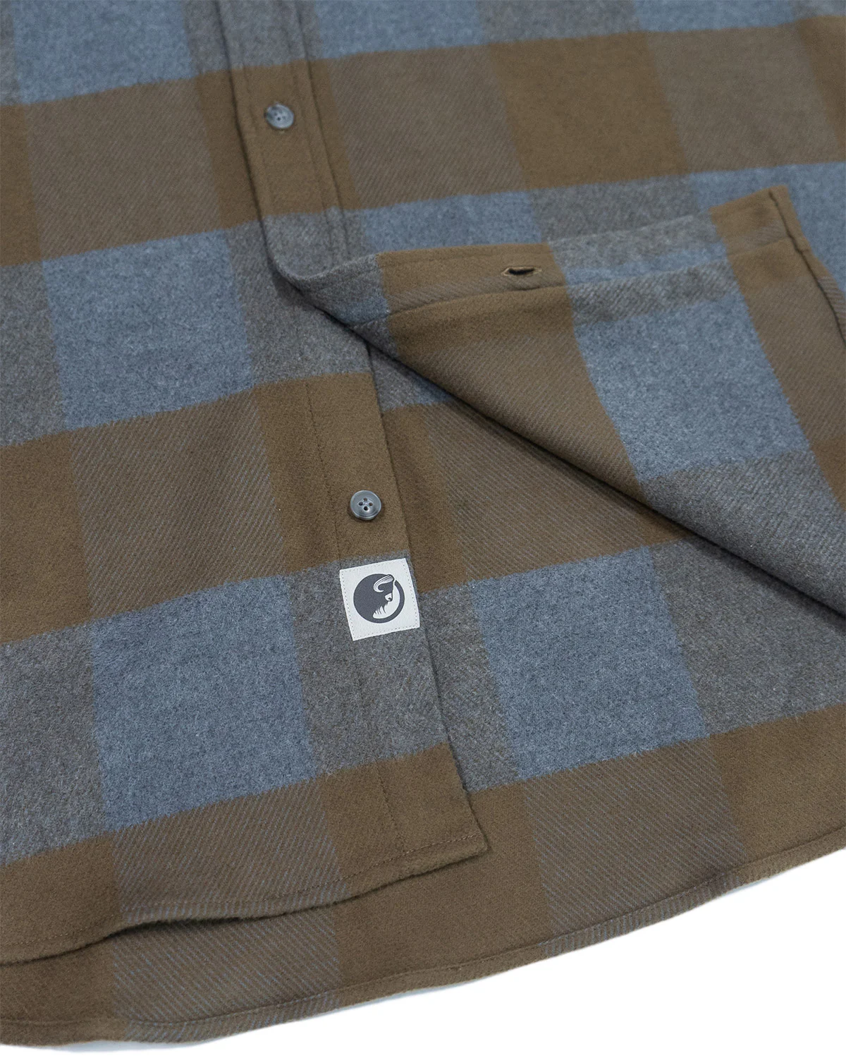 Field Grand Flannel, Caper Green - Image 9