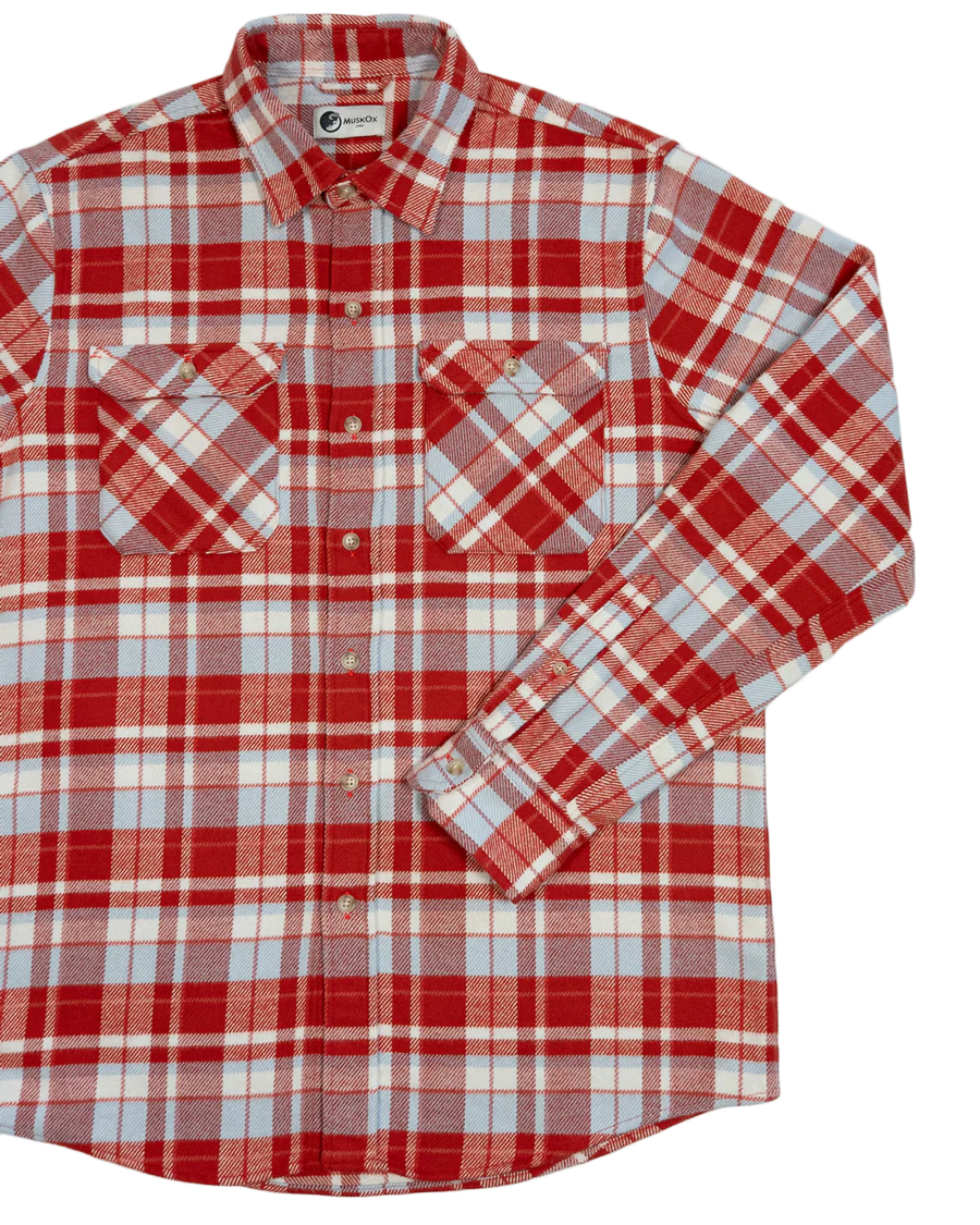 Field Grand Flannel, Cayenne - Image 3