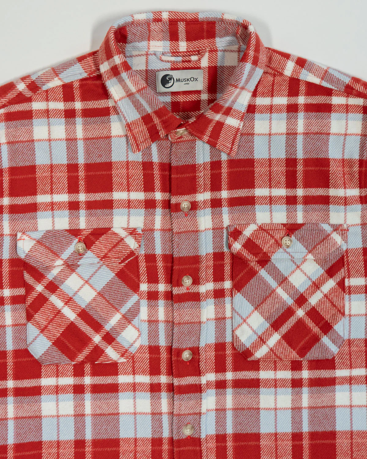 Field Grand Flannel, Cayenne - Image 4