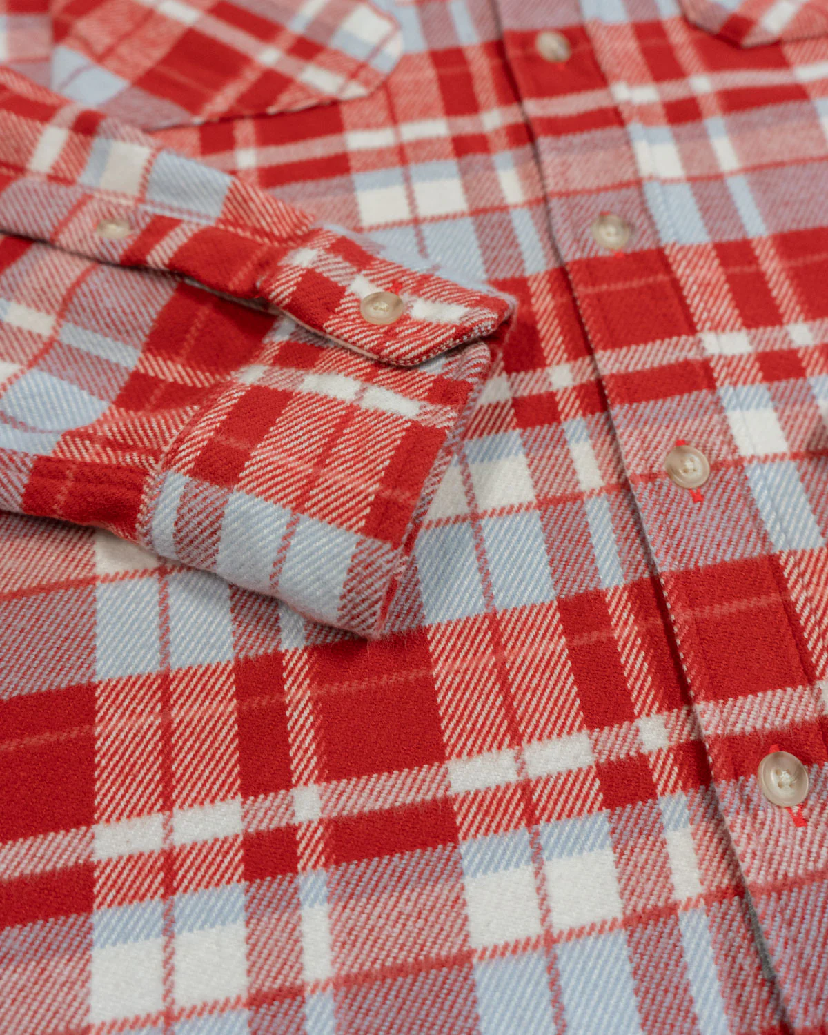 Field Grand Flannel, Cayenne - Image 6