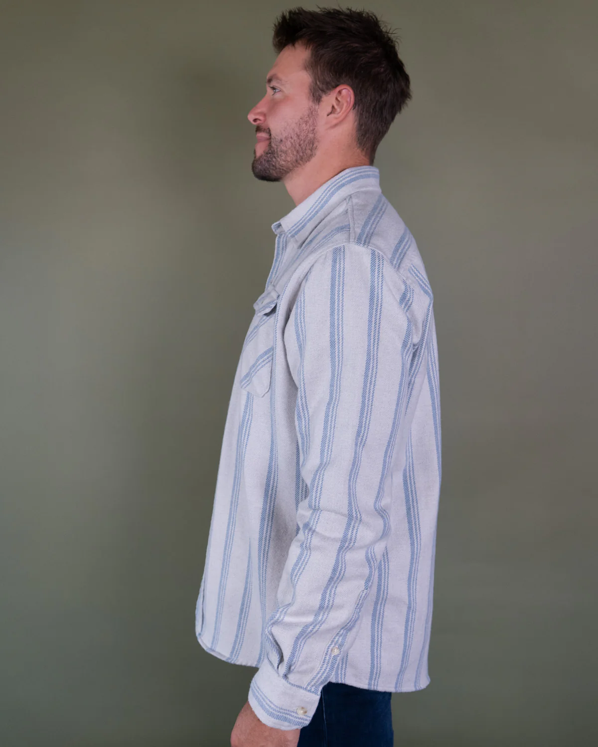 Field Grand Flannel, Fog - Image 13