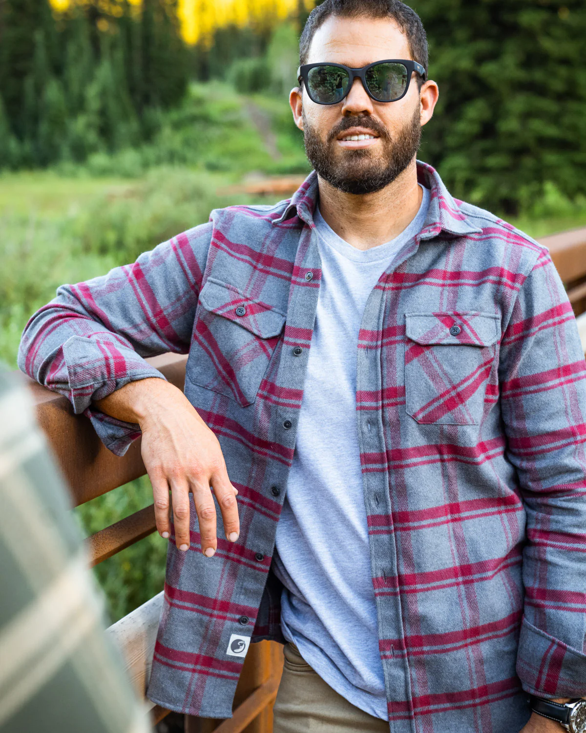 Field Grand Flannel, Huntsman Plaid - Image 14