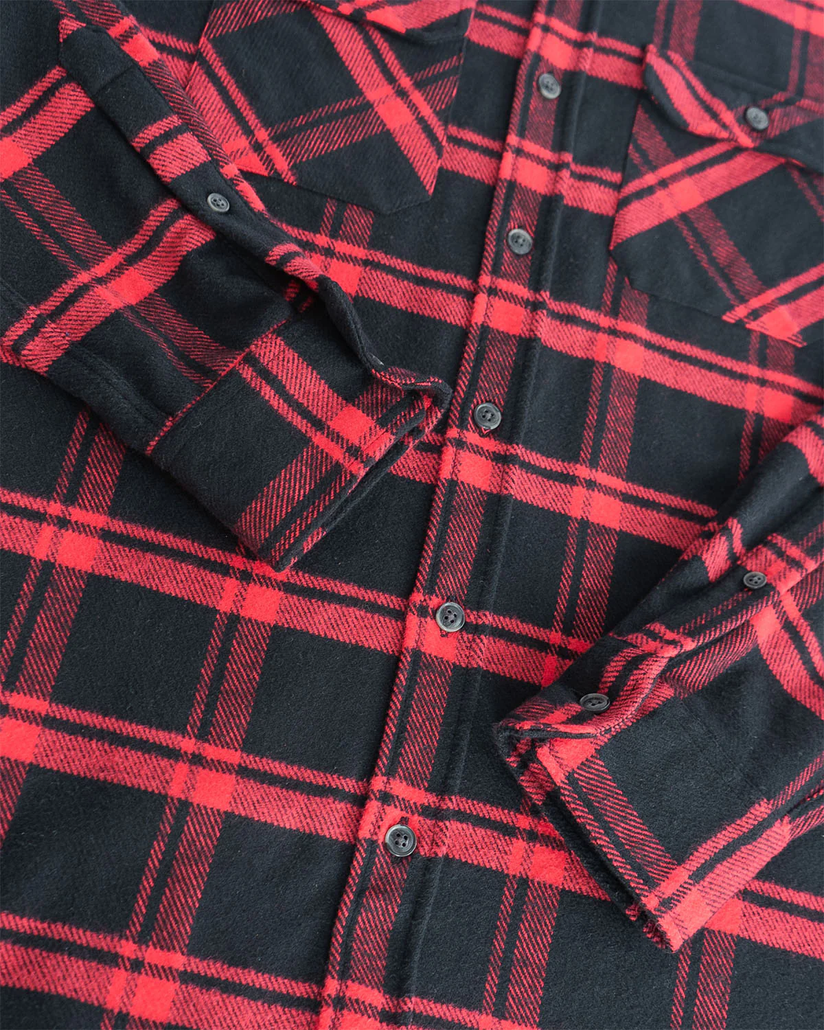 Field Grand Flannel, Huntsman Plaid in Black - Image 10