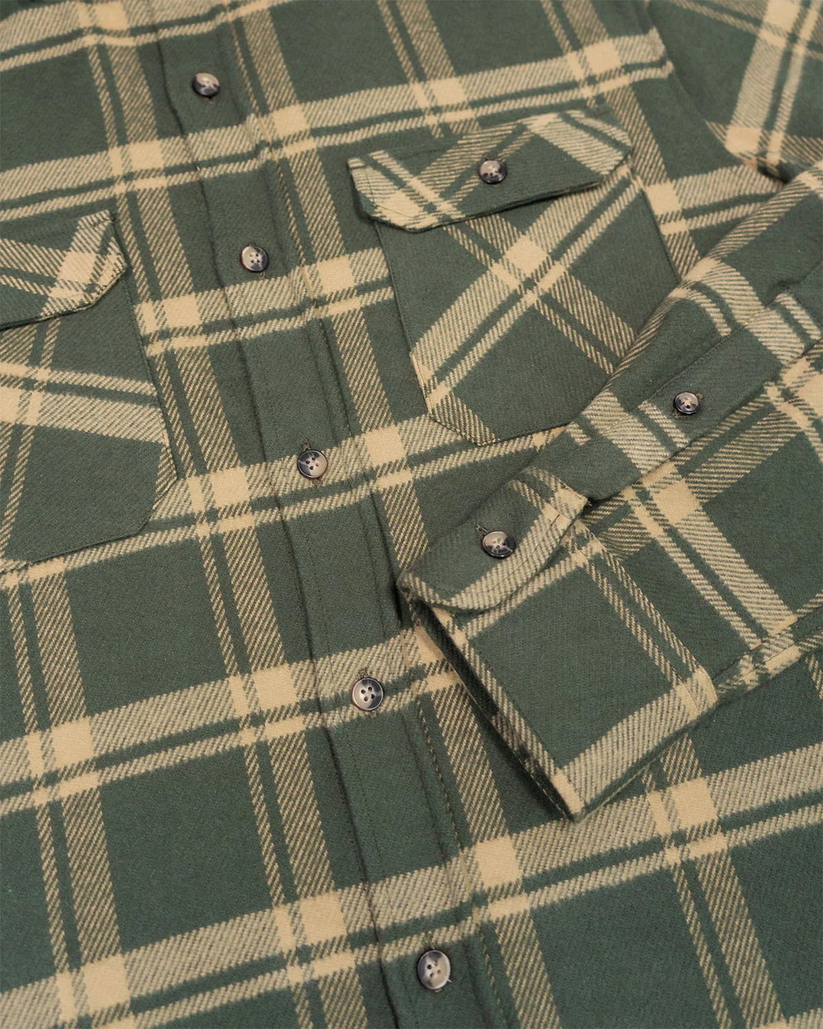 Field Grand Flannel, Olive - Image 10