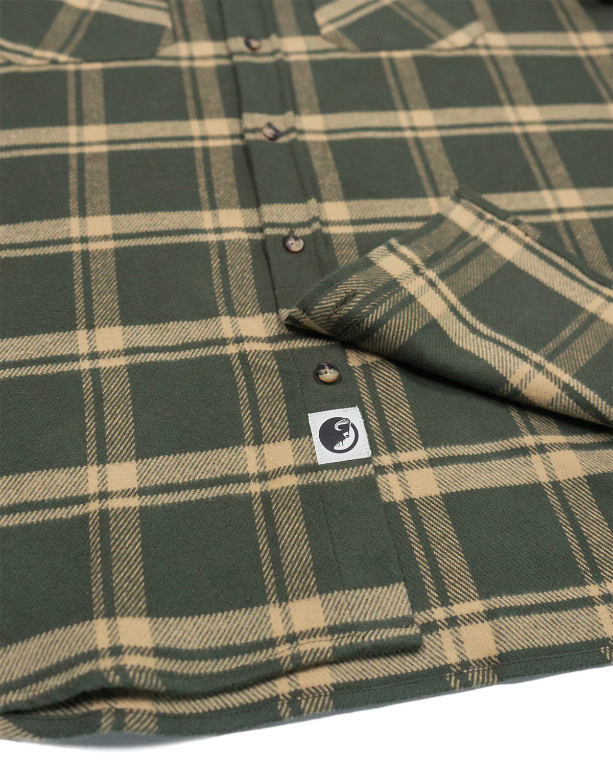 Field Grand Flannel, Olive - Image 11