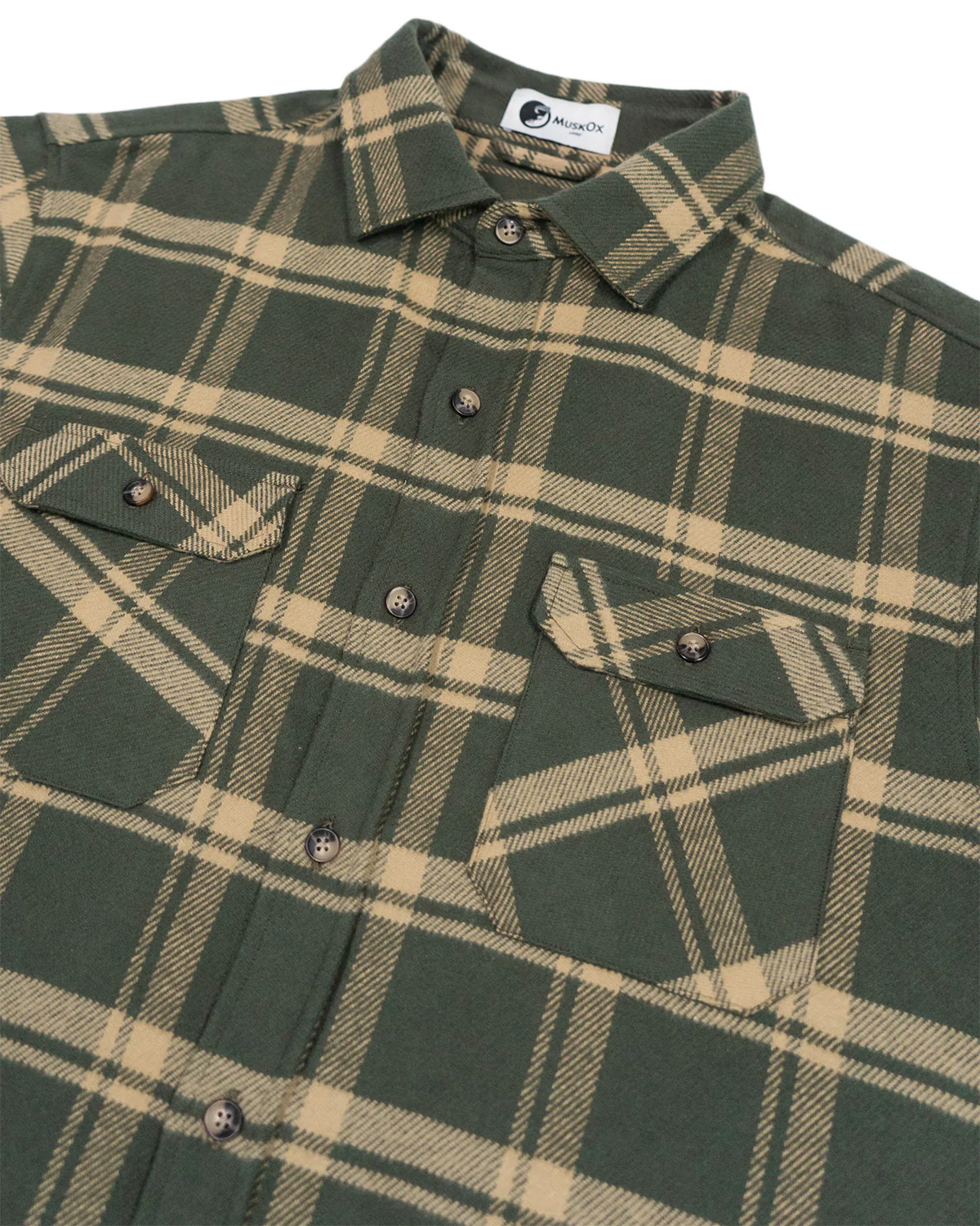 Field Grand Flannel, Olive - Image 8