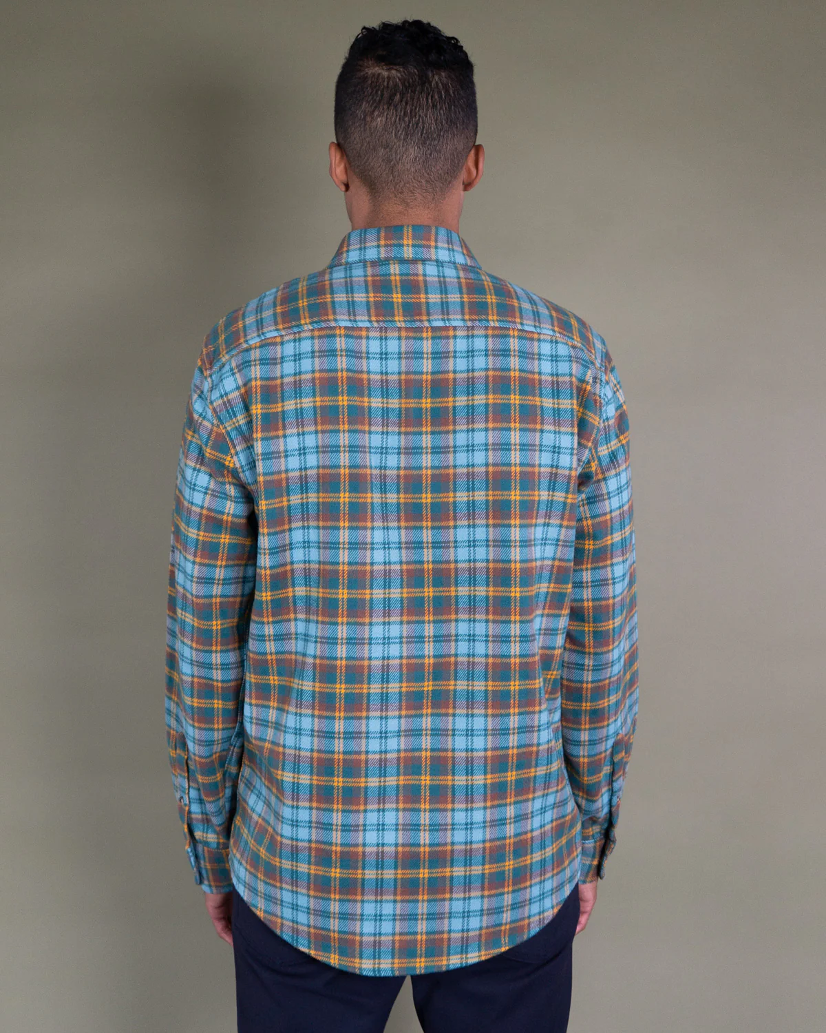 Field Grand Flannel, Sea Green - Image 12