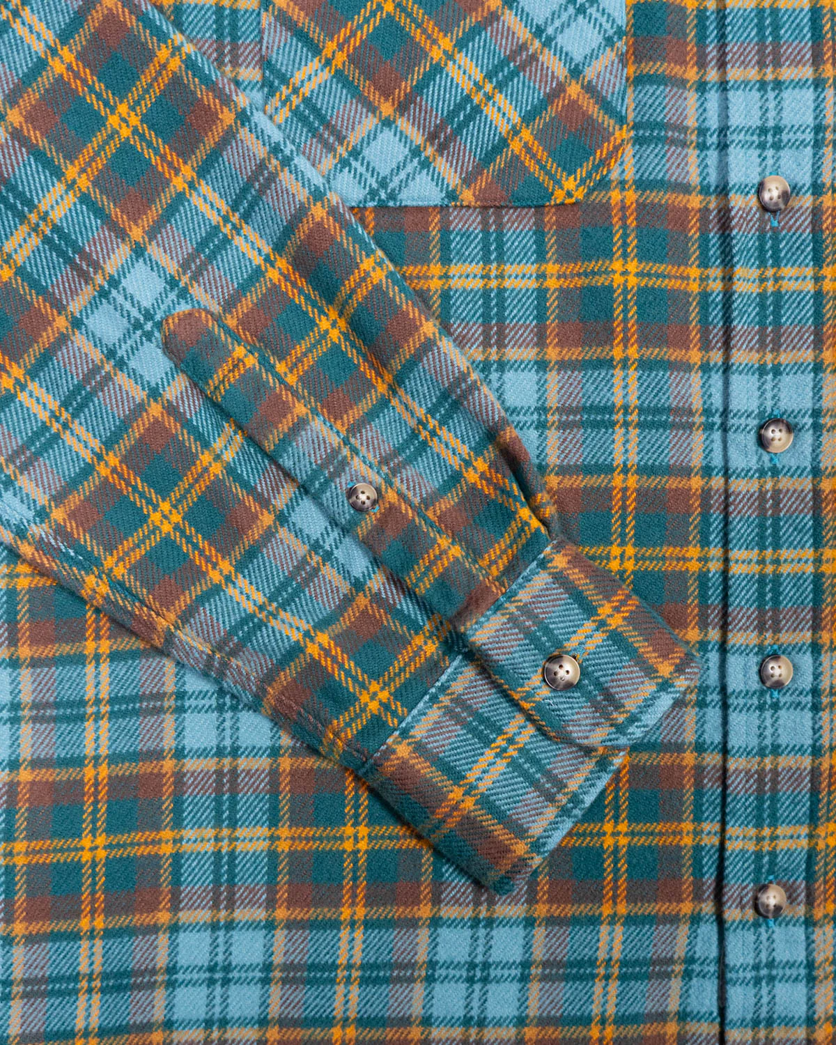 Field Grand Flannel, Sea Green - Image 5