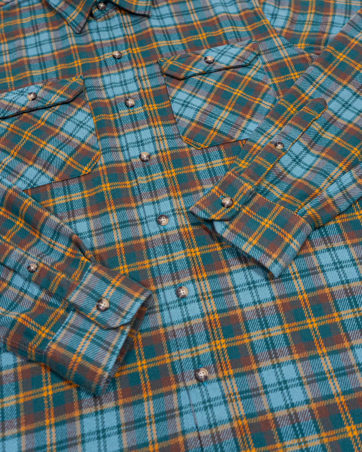 Field Grand Flannel, Sea Green - Image 6