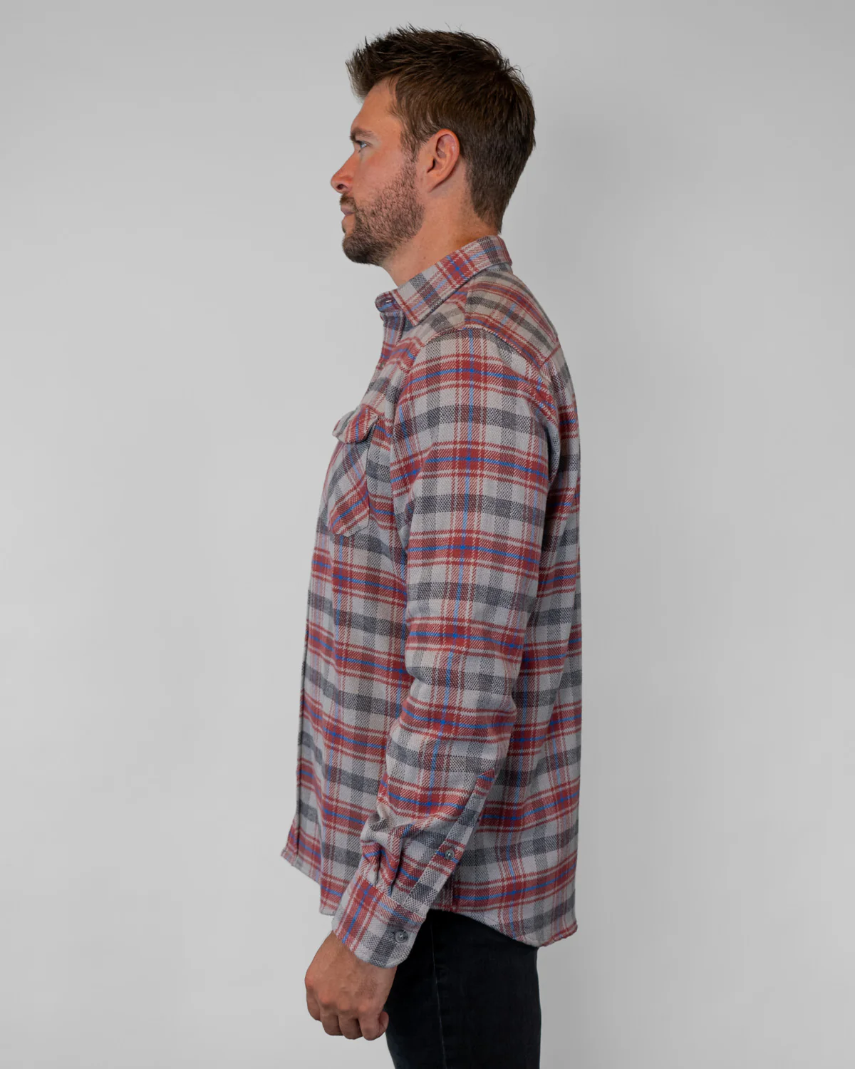Field Grand Flannel, Sedona Red - Image 4