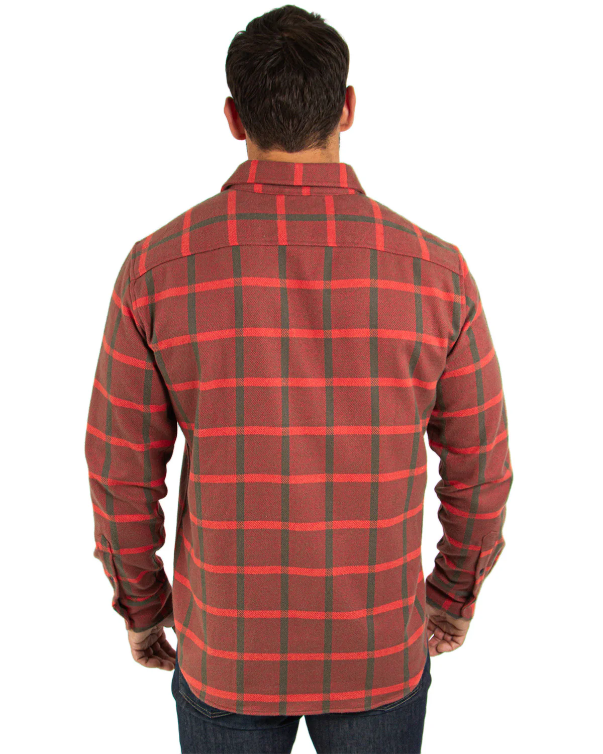 Field Grand Flannel, Brick Windowpane - Image 4
