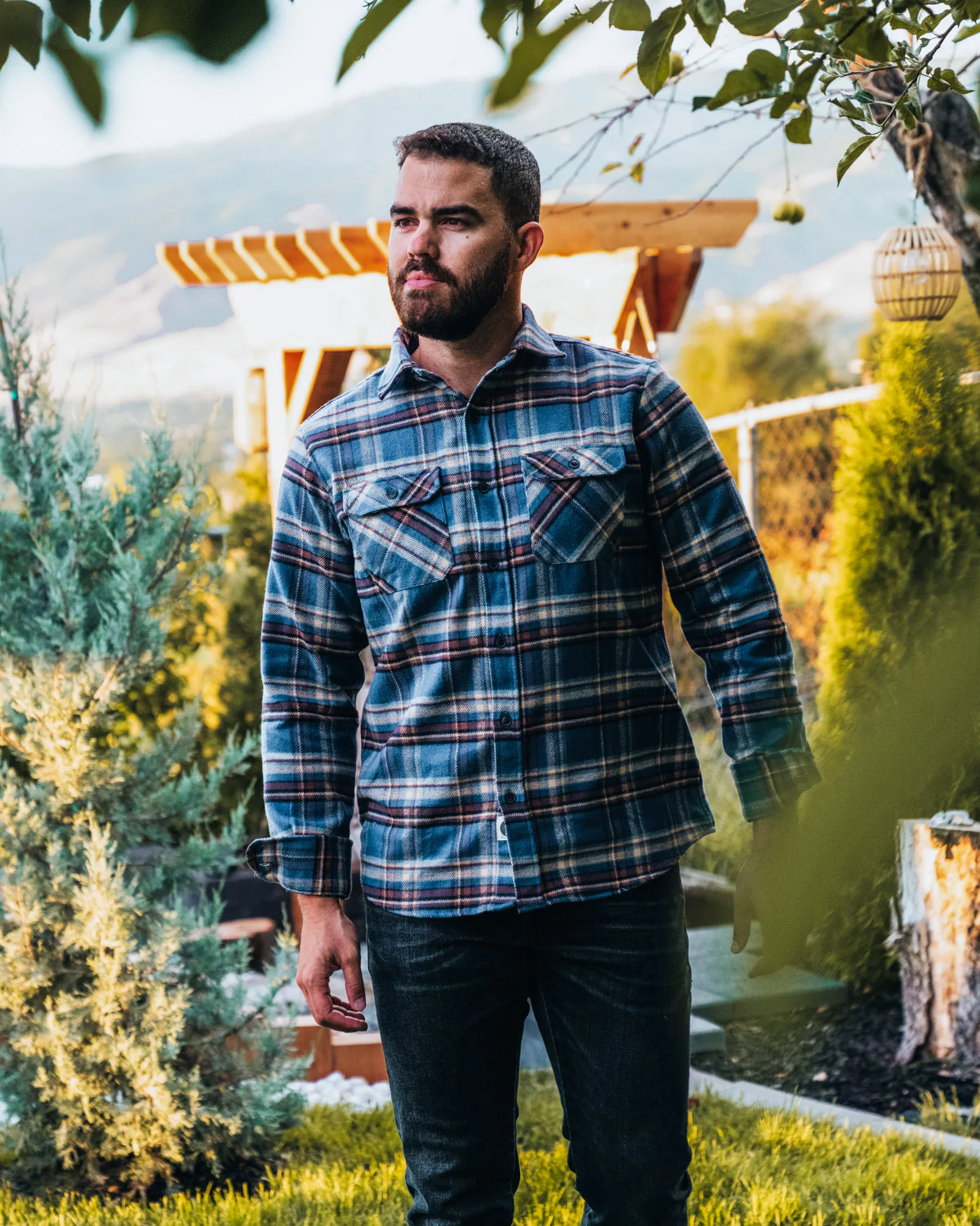 Field Grand Flannel, Pecan Plaid - Image 14
