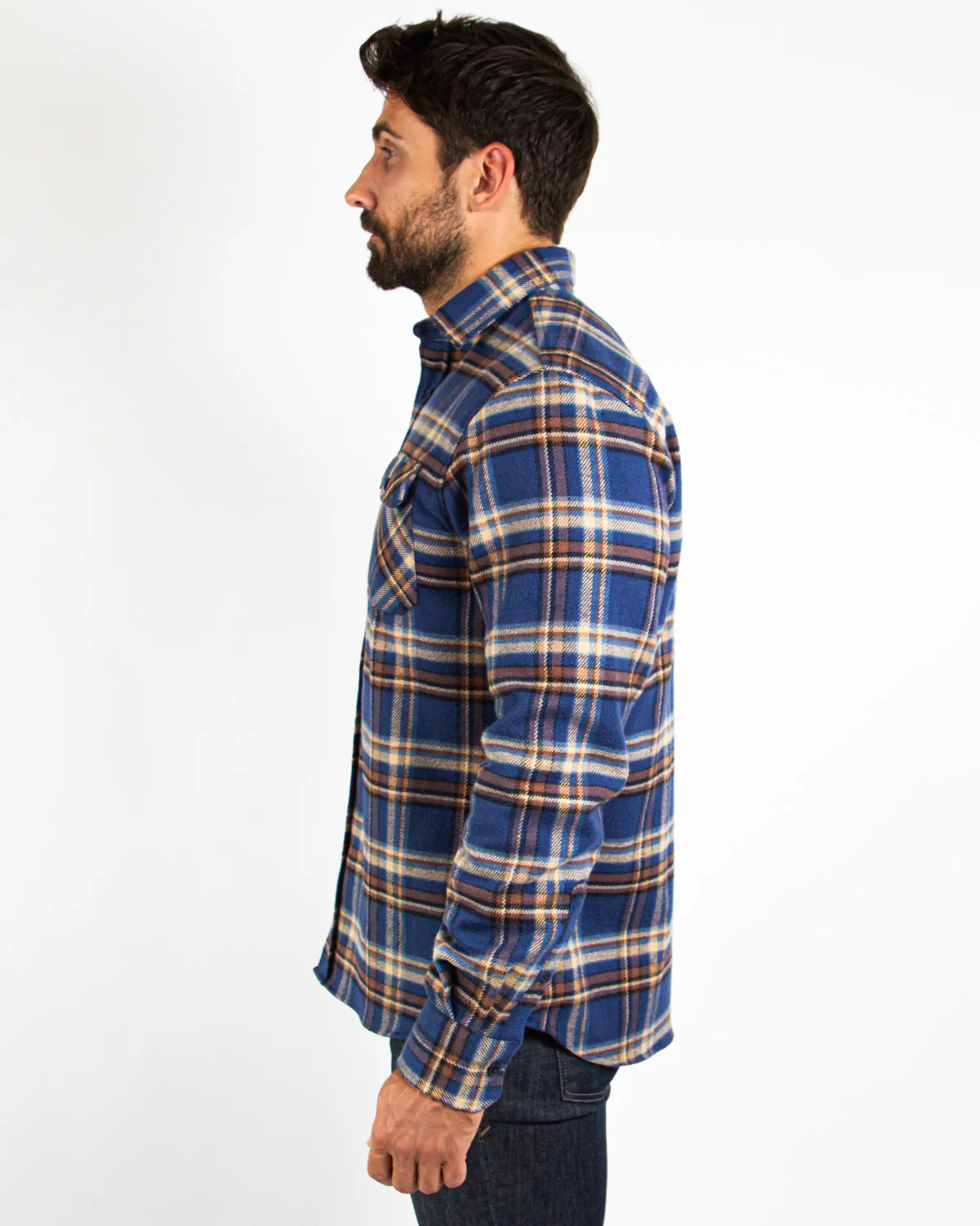 Field Grand Flannel, Pecan Plaid - Image 3