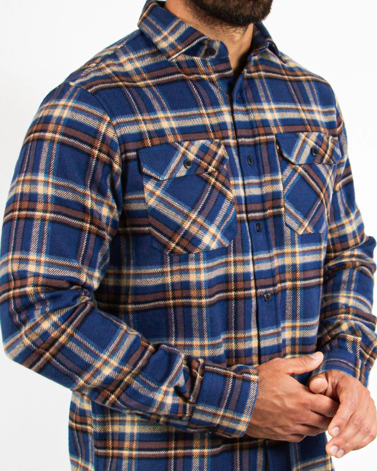 Field Grand Flannel, Pecan Plaid - Image 4