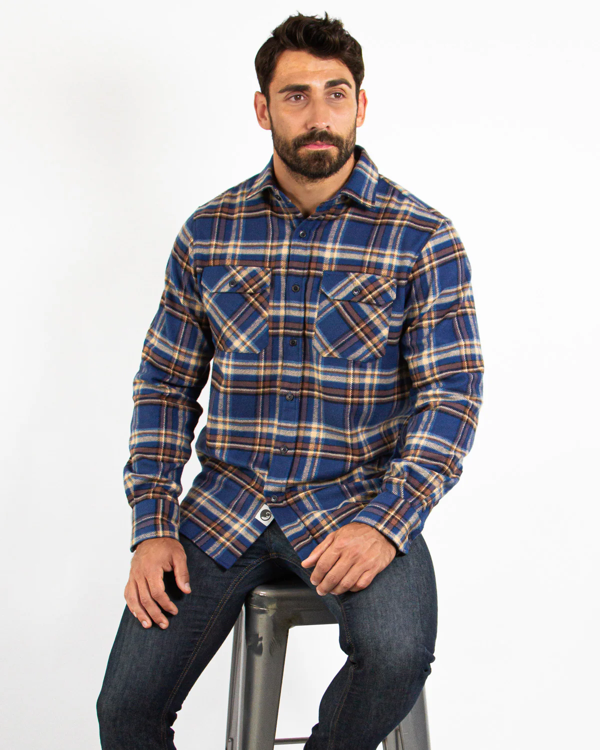 Field Grand Flannel, Pecan Plaid - Image 6