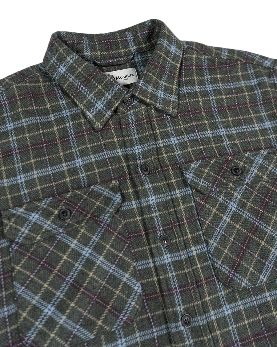 Field Grand Flannel, Spruce - Image 6