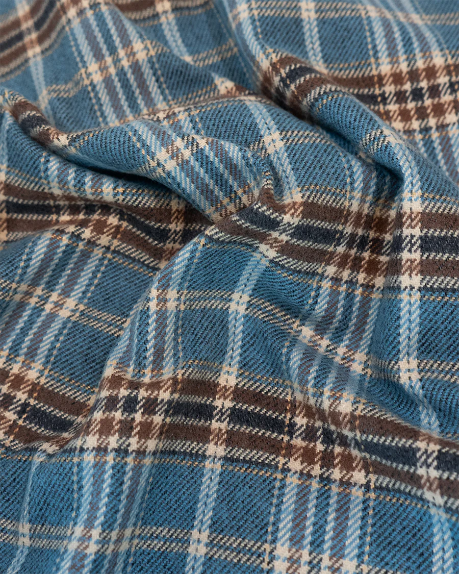 Field Grand Flannel, Steel Blue - Image 12
