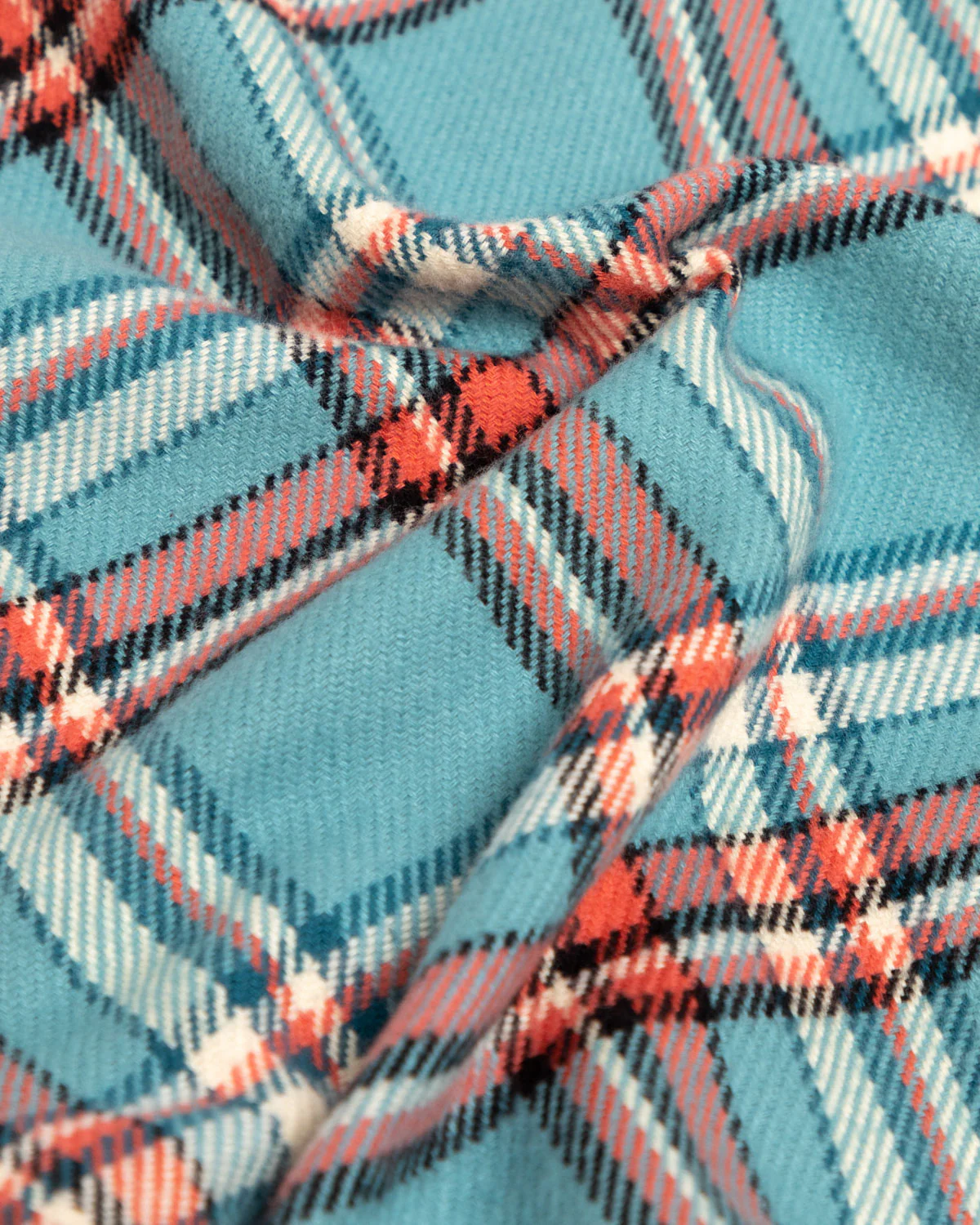 Field Grand Flannel, Teal - Image 9