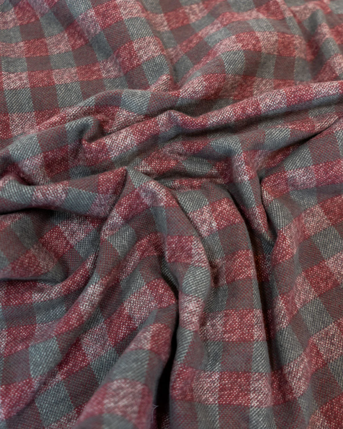 Grand Flannel, Burgundy - Image 10