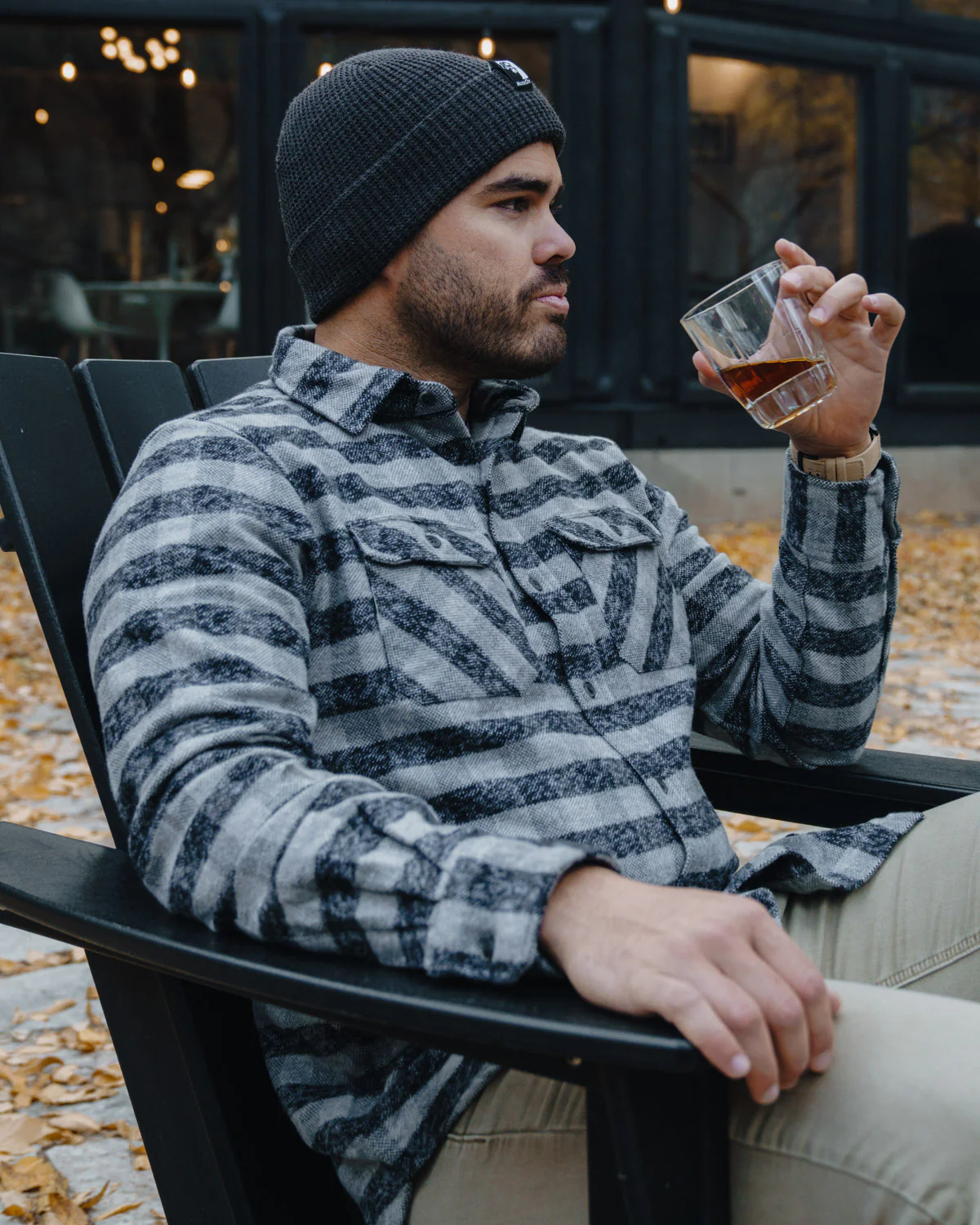 Grand Flannel, Charcoal Gingham - Image 14