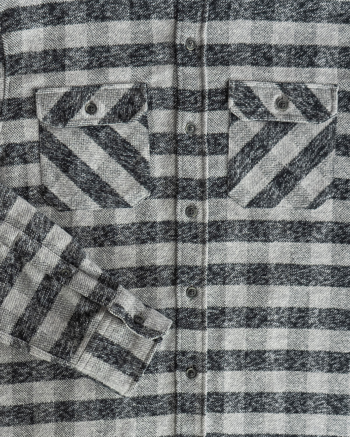 Grand Flannel, Charcoal Gingham - Image 7