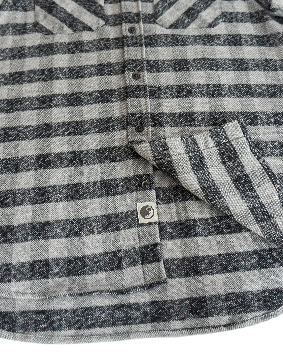 Grand Flannel, Charcoal Gingham - Image 8