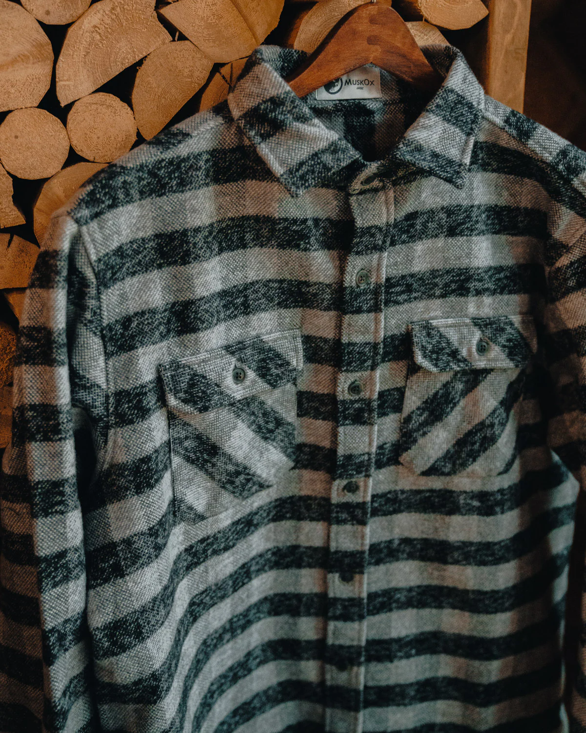 Grand Flannel, Charcoal Gingham - Image 9