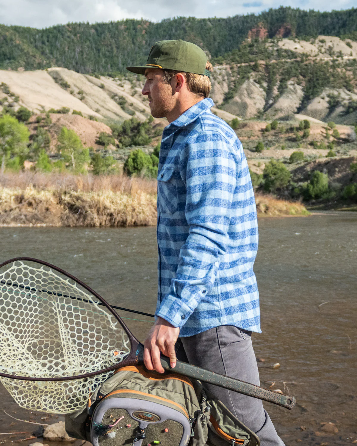 Grand Flannel, Checkered Blue - Image 12