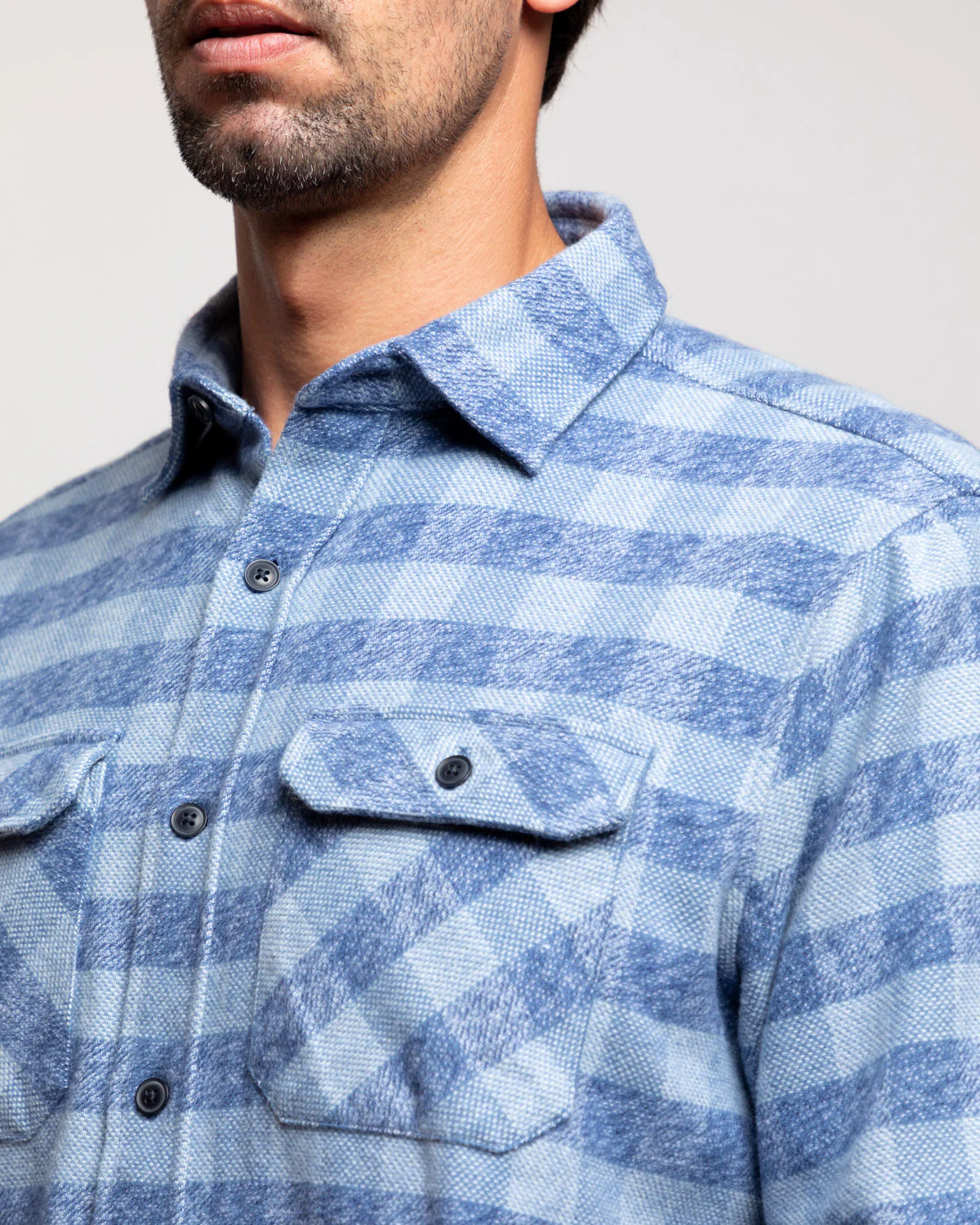 Grand Flannel, Checkered Blue - Image 4