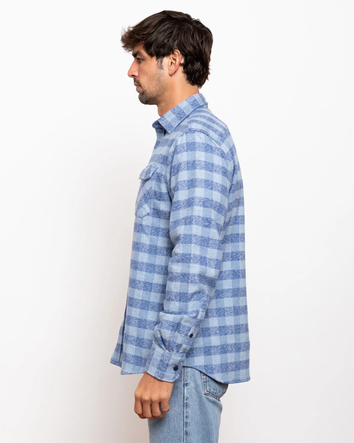 Grand Flannel, Checkered Blue - Image 5