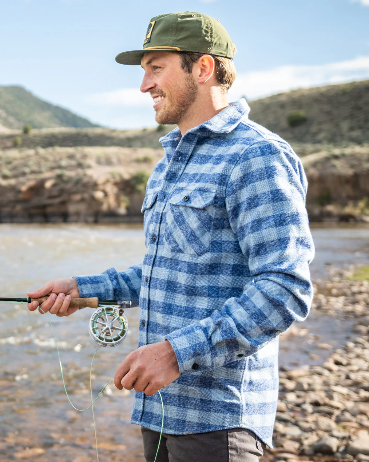 Grand Flannel, Checkered Blue - Image 8