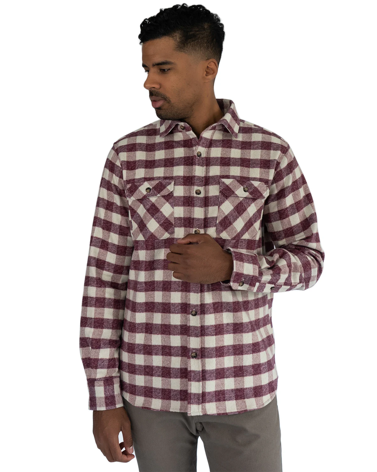 Grand Flannel, Currant - Image 4