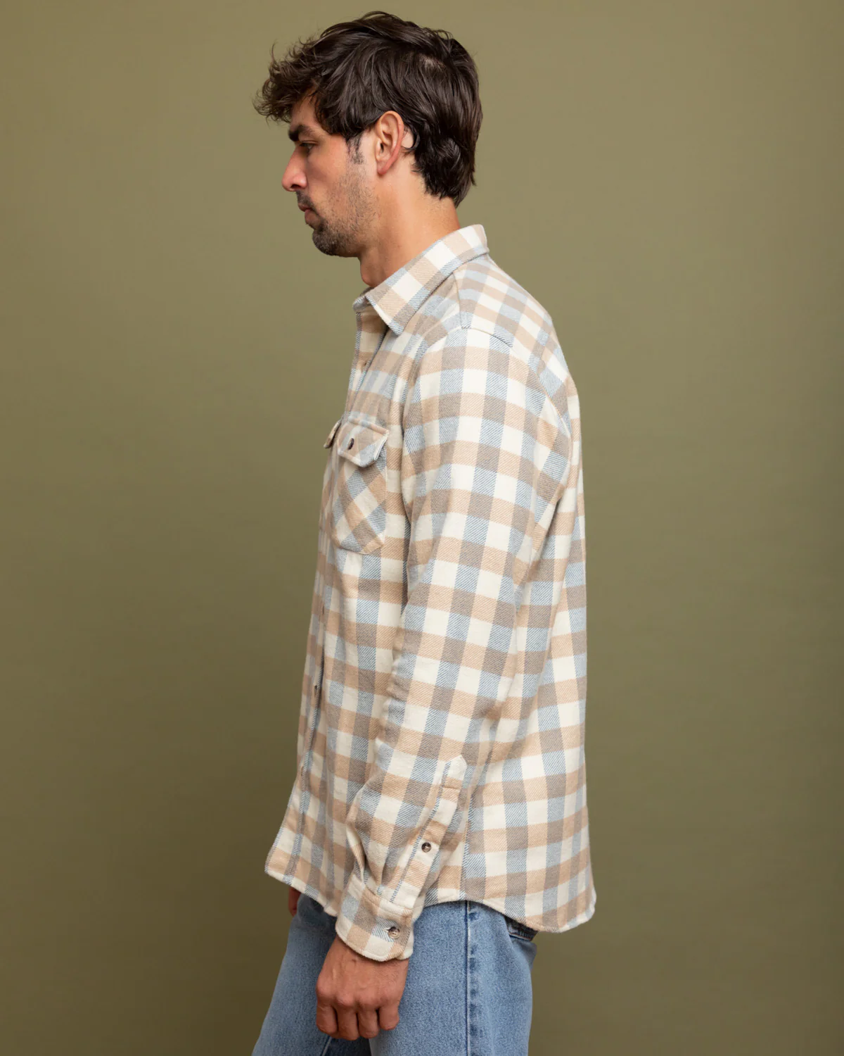 Grand Flannel, Ecru - Image 4