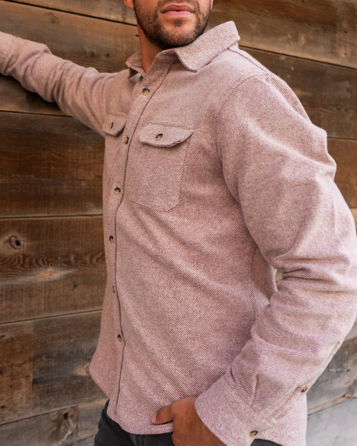Grand Flannel, Maroon - Image 19