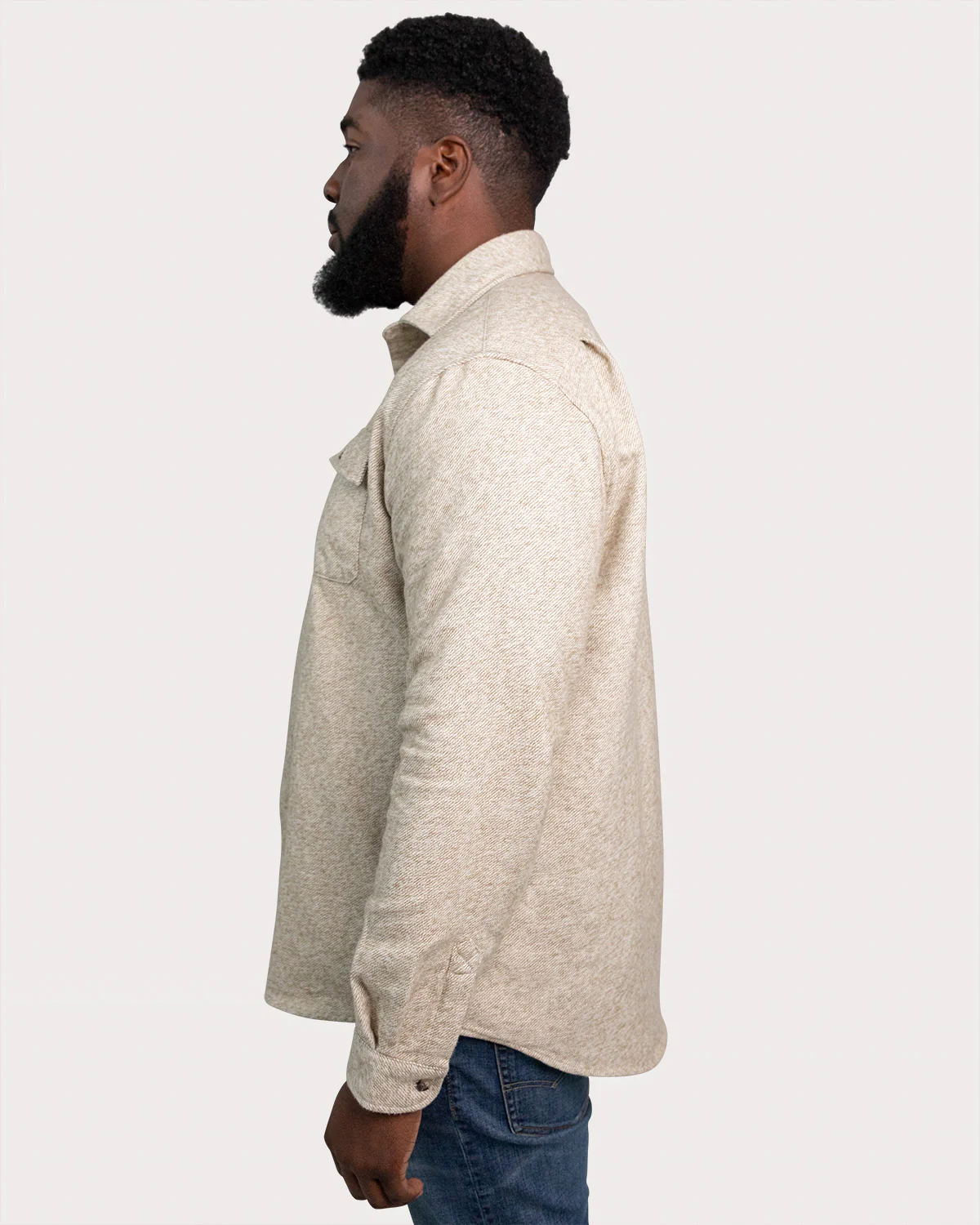 Grand Flannel, Seagrass, Relaxed Fit - Image 3