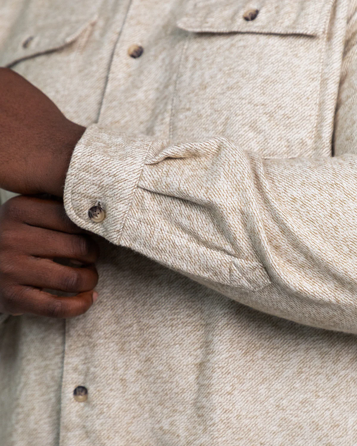 Grand Flannel, Seagrass, Relaxed Fit - Image 4