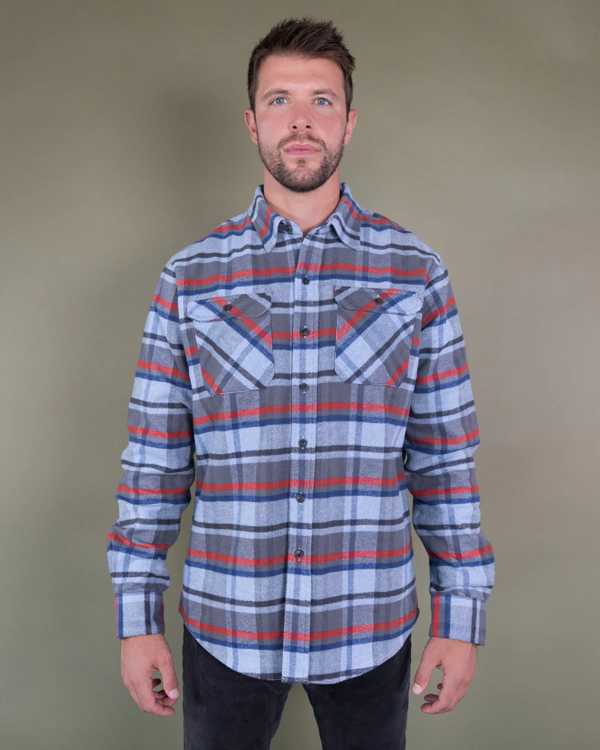 Grand Flannel, Dust Blue - Image 11