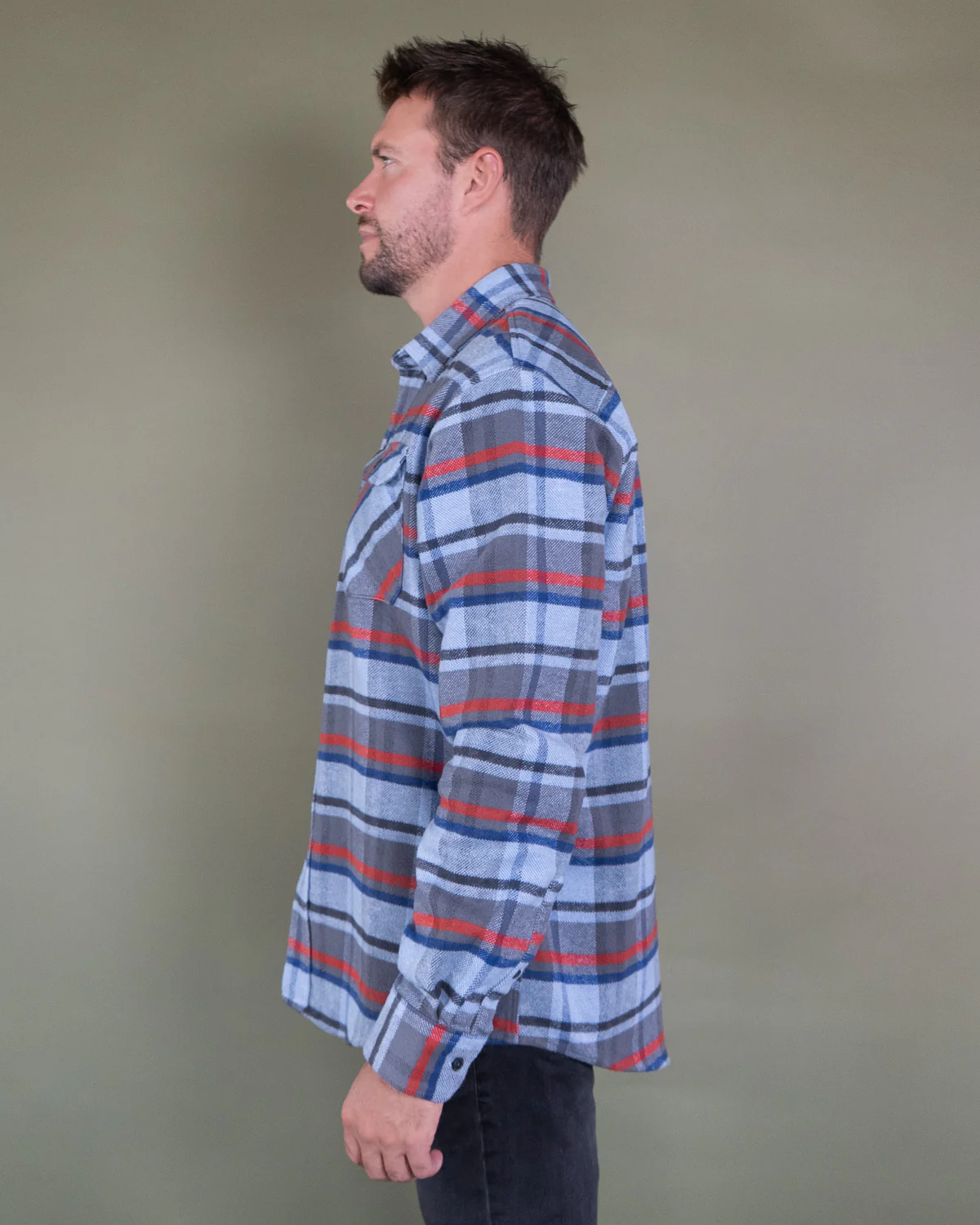 Grand Flannel, Dust Blue - Image 13