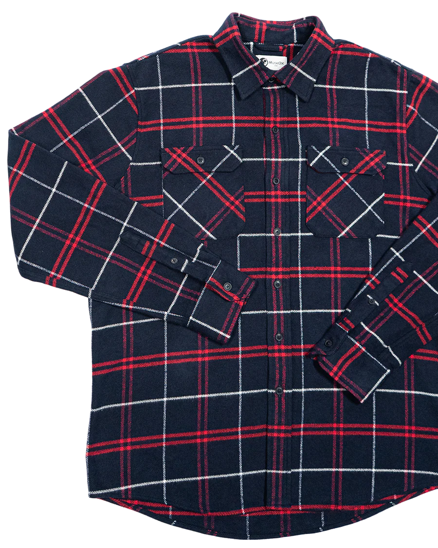 Grand Flannel, Marine Plaid - Image 3