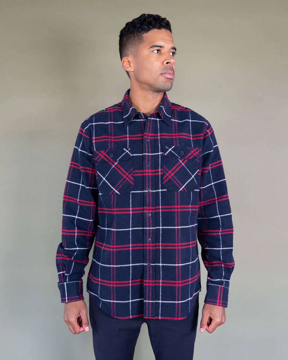 Grand Flannel, Marine Plaid - Image 8