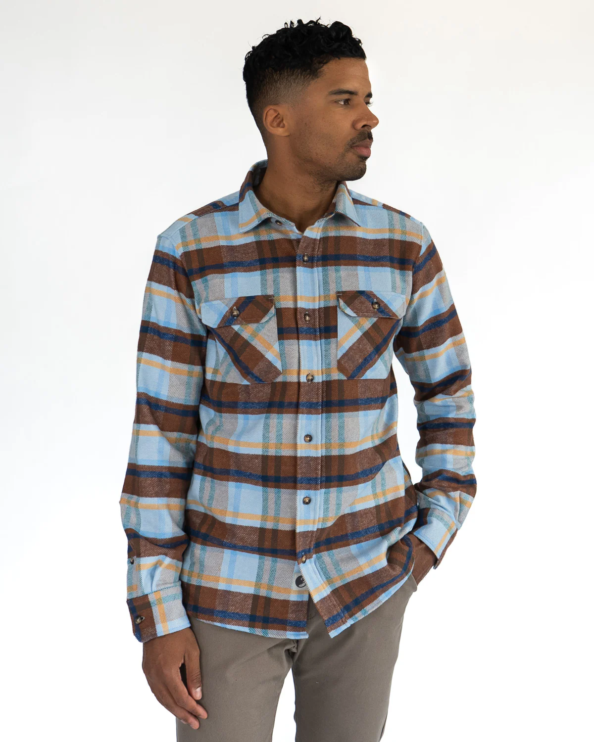 Grand Flannel, Cinnamon - Image 3
