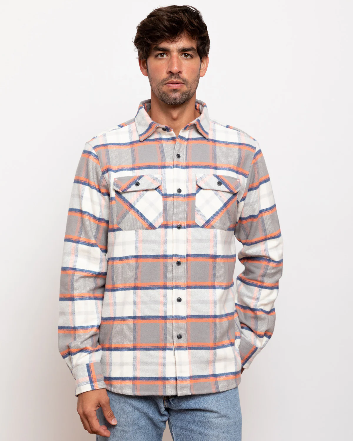 Grand Flannel, Plaid Salmon - Image 5