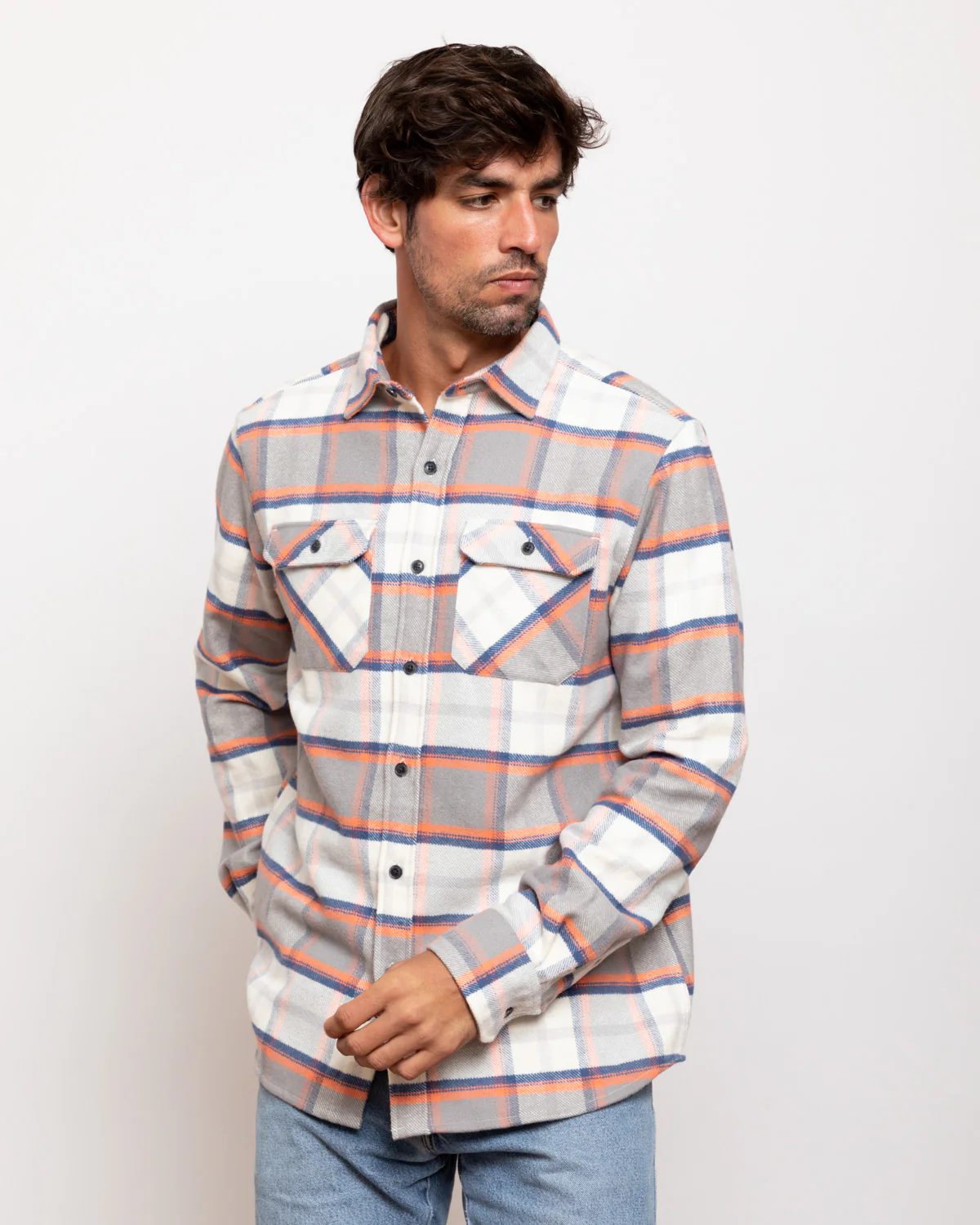 Grand Flannel, Plaid Salmon - Image 6