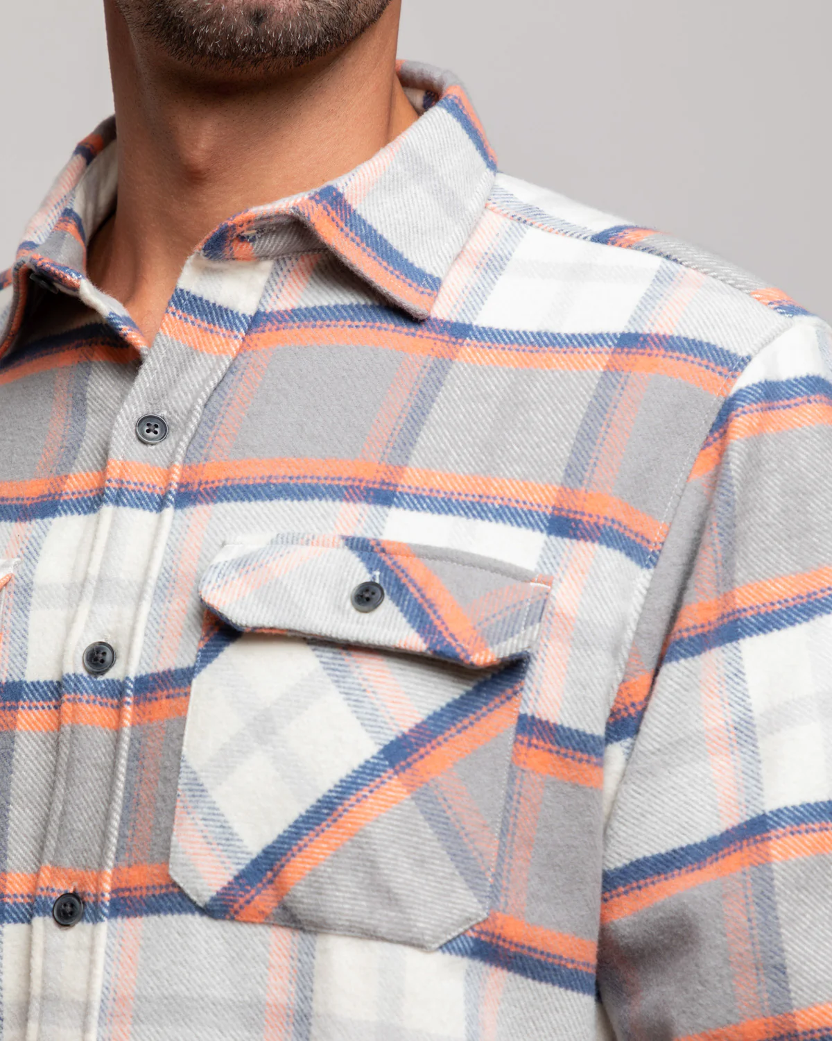 Grand Flannel, Plaid Salmon - Image 7