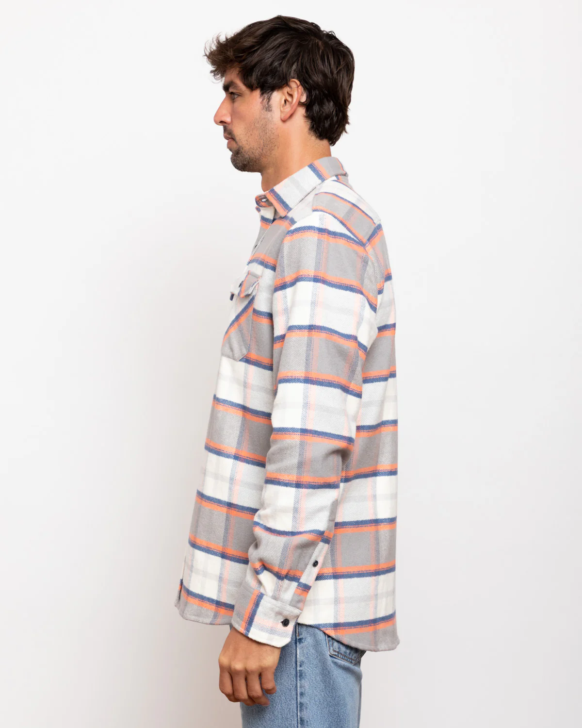 Grand Flannel, Plaid Salmon - Image 8