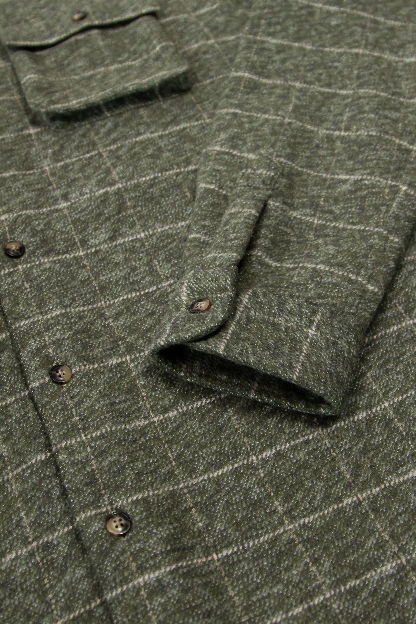 Relaxed Flannel, Moss - Image 10
