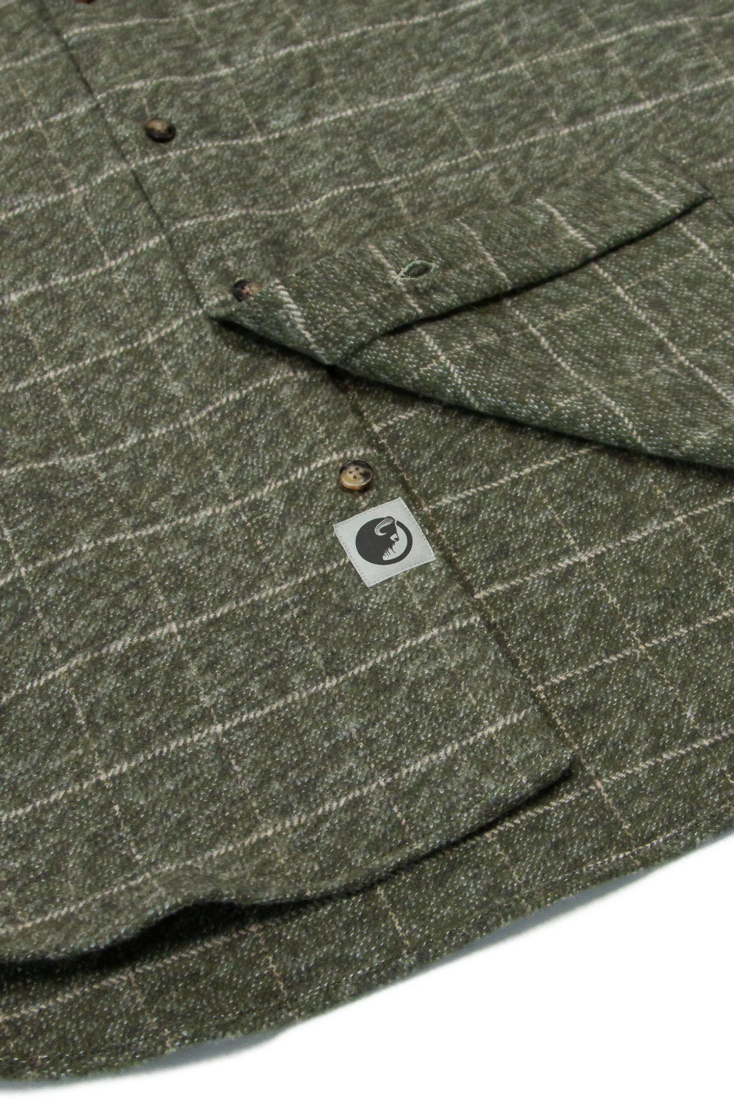 Relaxed Flannel, Moss - Image 11