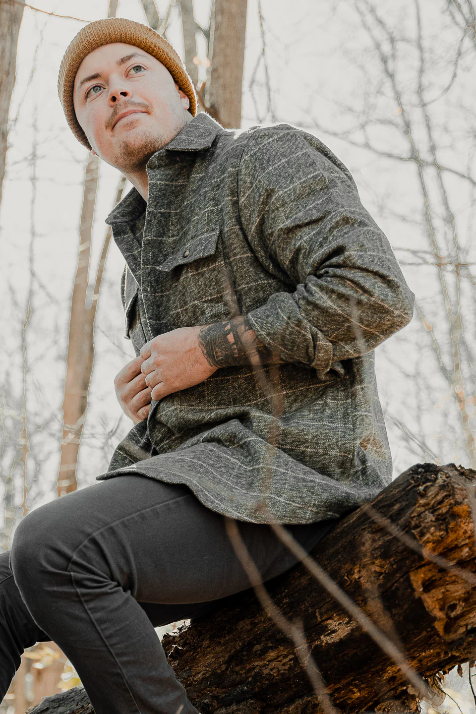 Relaxed Flannel, Moss - Image 12